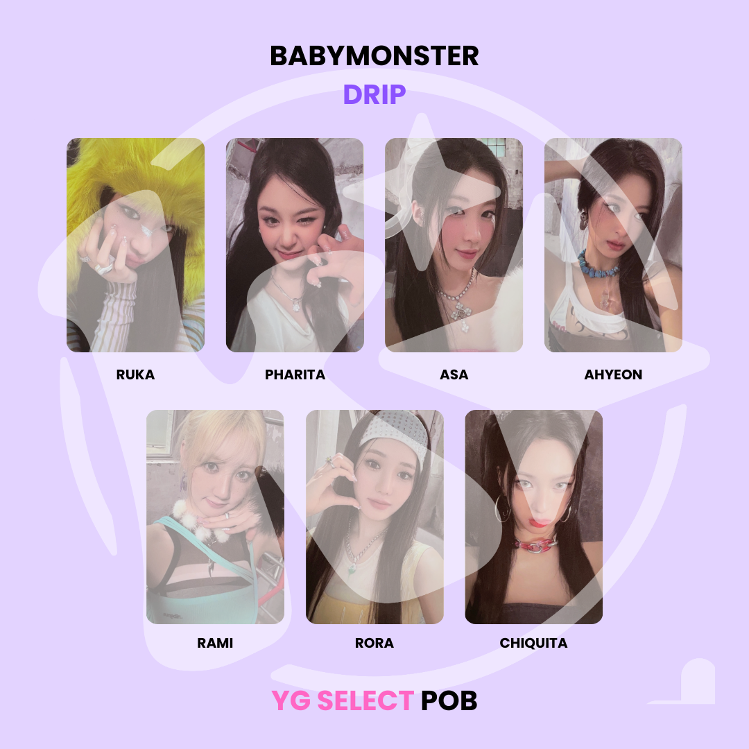 BABYMONSTER - DRIP YG SELECT POB ✓ – KSPACE