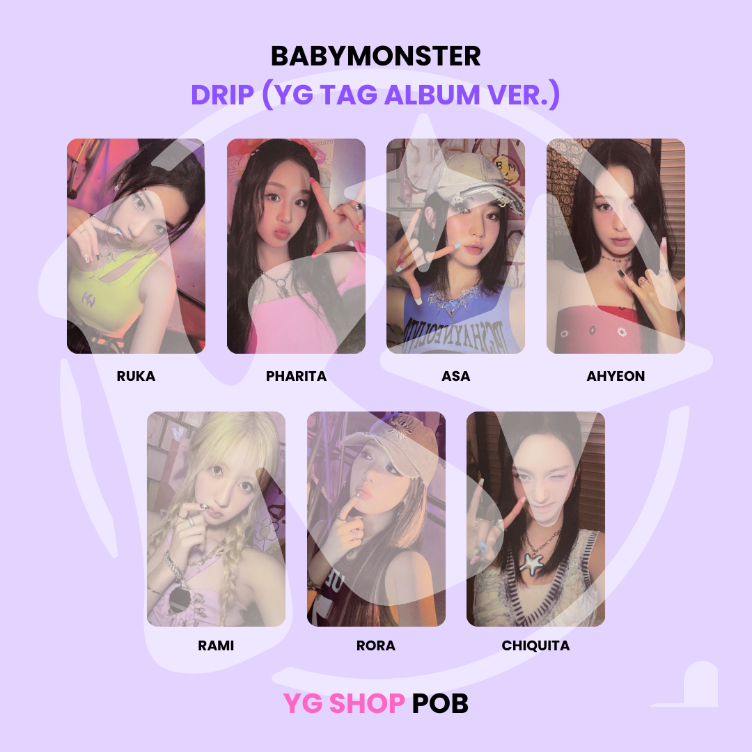 BABYMONSTER - DRIP (YG TAG ALBUM VER.) YG SHOP POB ✓ – KSPACE