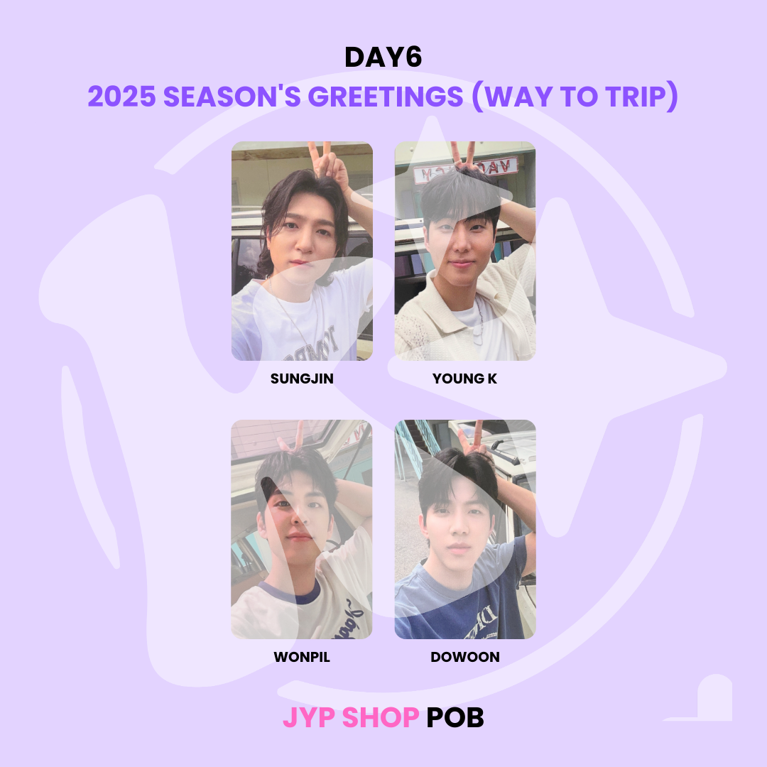 DAY6 - 2025 SEASON'S GREETINGS (WAY TO TRIP) JYP SHOP POB ✅