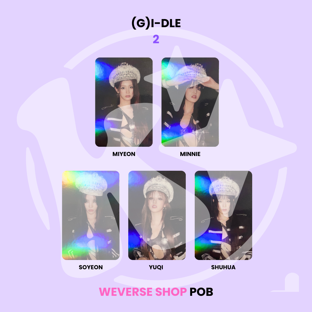 (G)I-DLE - 2 WEVERSE SHOP POB ✅