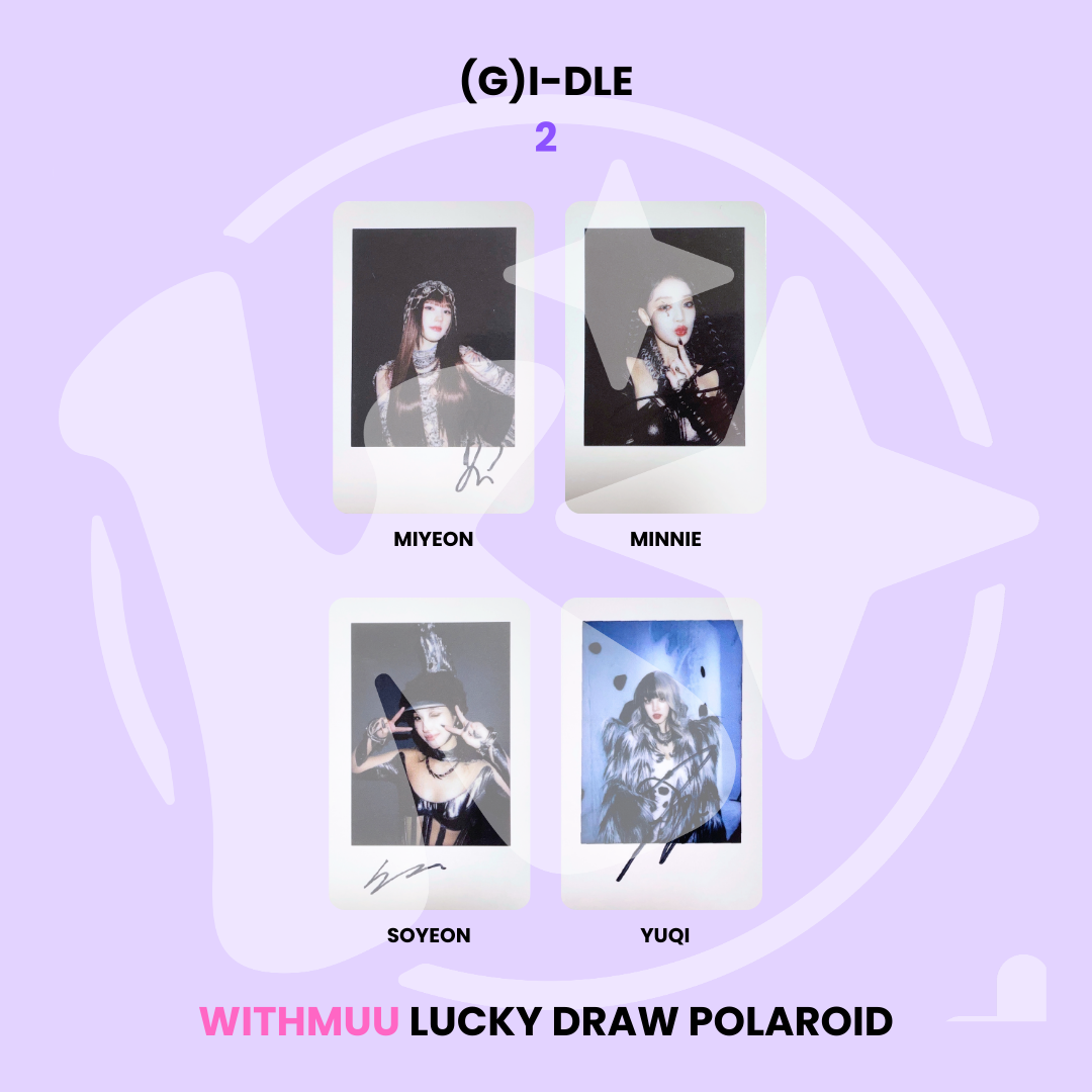 (G)I-DLE - 2 WITHMUU LUCKY DRAW POLAROID ✅