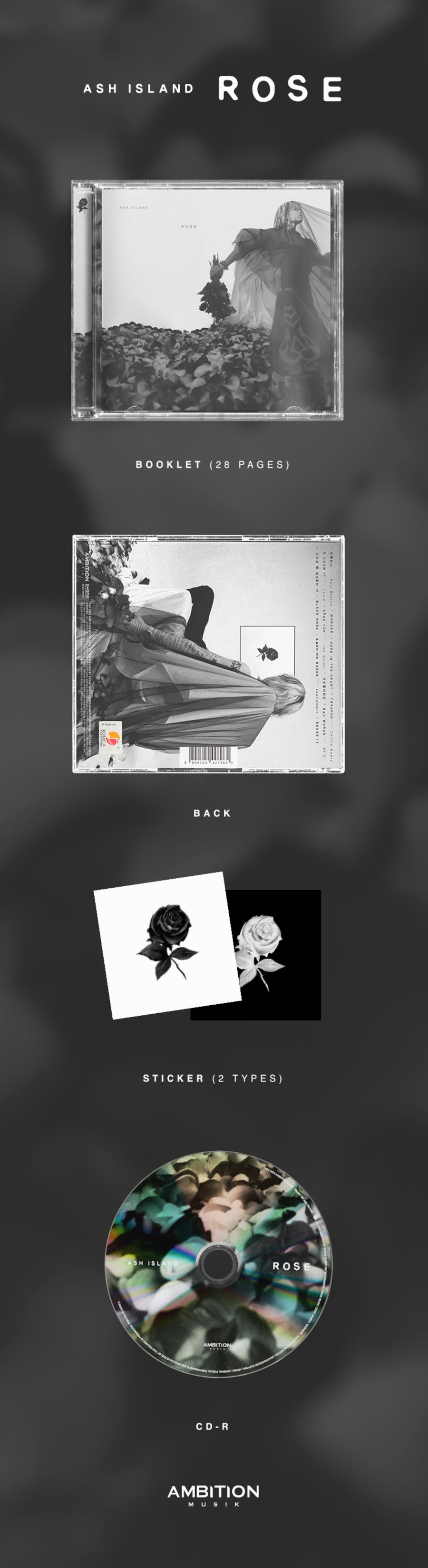 ASH ISLAND - ROSE ✅