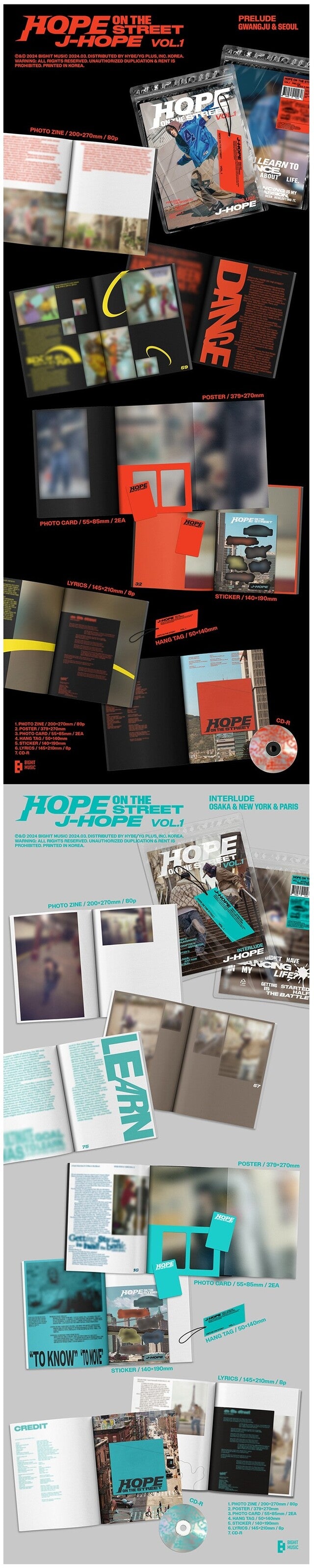 J-HOPE - HOPE ON THE STREET VOL.1 ✅
