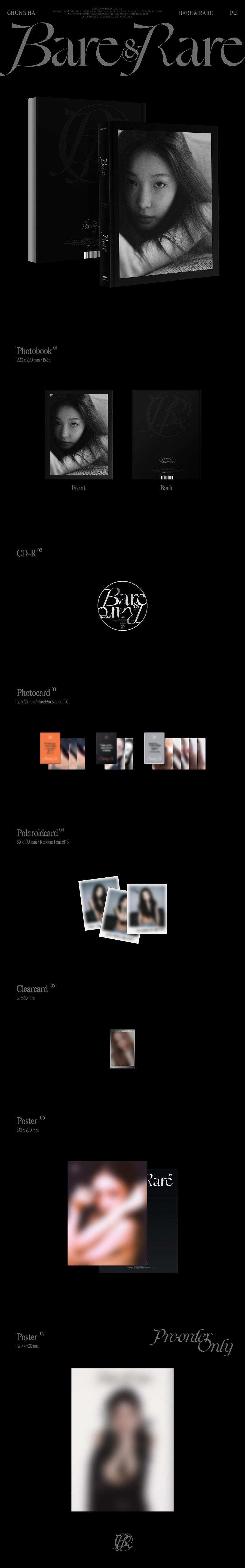 CHUNG HA - BARE&RARE PT.1 ✅