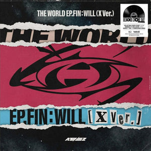 ATEEZ - THE WORLD EP.FIN : WILL (X VER. - 7INCH VINYL + RANDOM COLOR LP) ✅