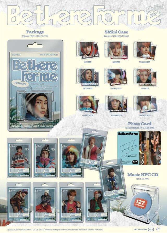 NCT 127 - NCT 127 - WINTER SPECIAL SINGLE BE THERE FOR ME (SMINI VER.) ✅