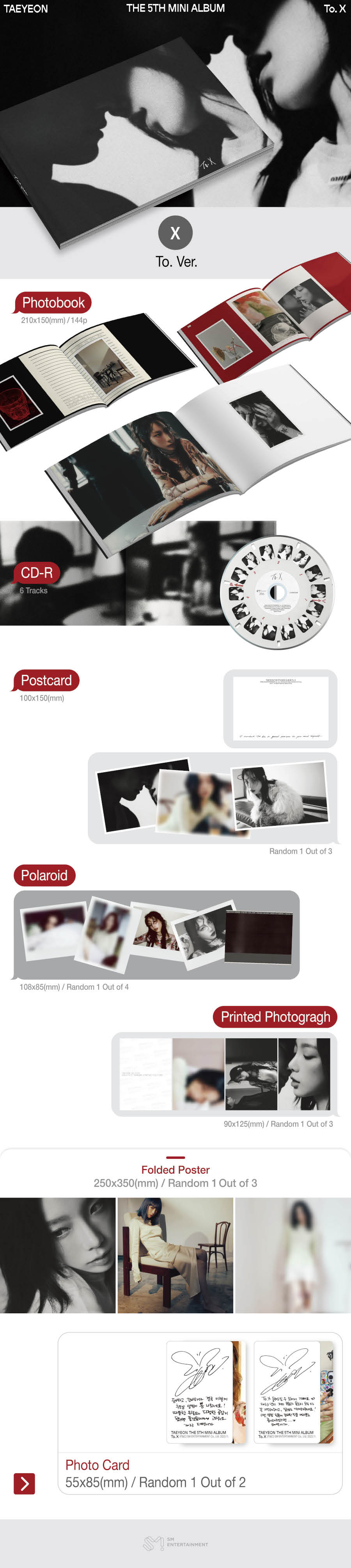 TAEYEON - TO. X (TO VER.) ✅