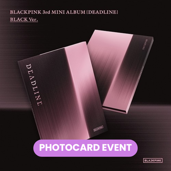 BLACKPINK - Deadline (Black Ver.) + PHOTOCARD ✓ – KSPACE