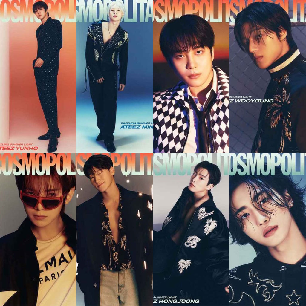 ATEEZ - COVER COSMOPOLITAN KOREA JULY 2024 ✅