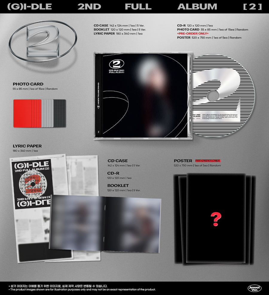 (G)I-DLE - 2 (JEWEL VER.) ✅
