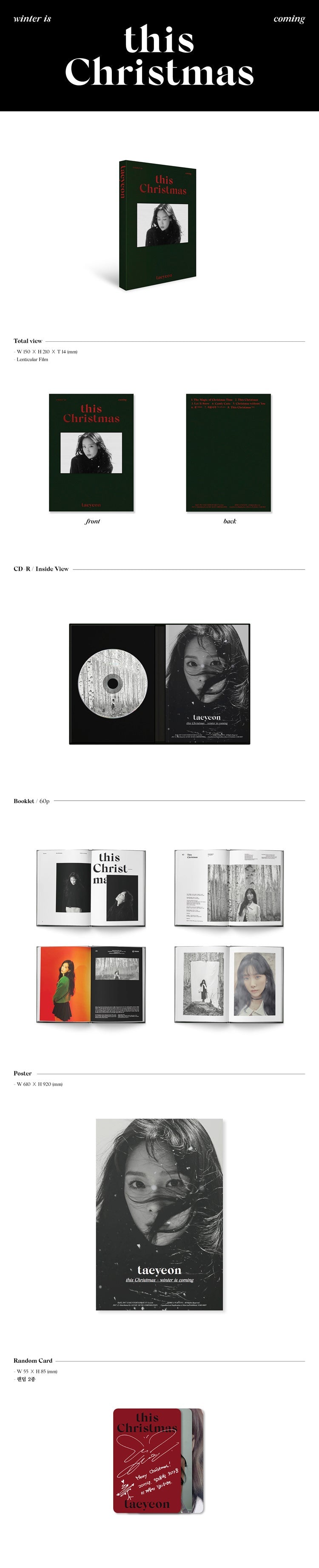 TAEYEON - THIS CHRISTMAS - WINTER IS COMING ✅