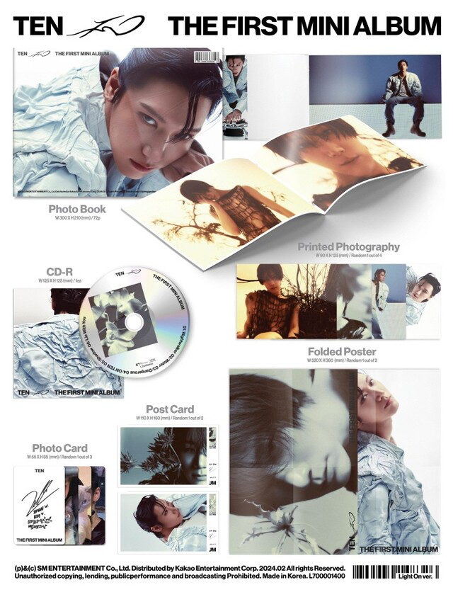 TEN - TEN (PHOTOBOOK 1 VER.) ✅