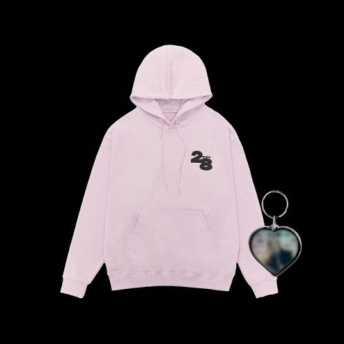 BLACKPINK ROSE ロゼ She's 28 Hoodie - Pink ROSÉ - 'I ♡ ROSIE' ICY HOODIE SHE'S '28' HOODIE (PINK VERSION