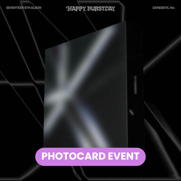 SEVENTEEN - Happy Burstday (Daredevil Ver.) + PHOTOCARD ✅