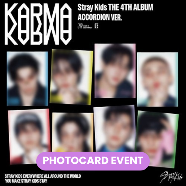 straykids KARMA 新品未開封　6つ　フライヤーコンプリート Stray Kids THE 4TH ALBUM 