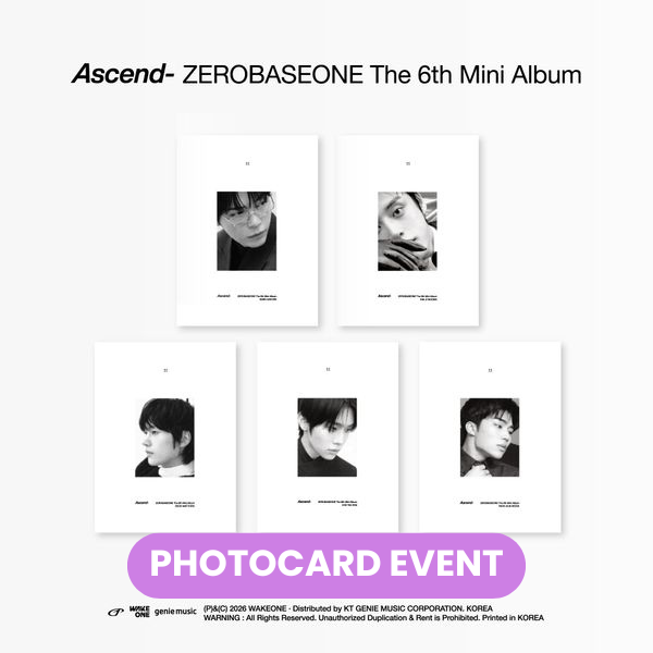 ZEROBASEONE - Ascend- (11 Ver.) + PHOTOCARD ✓ – KSPACE