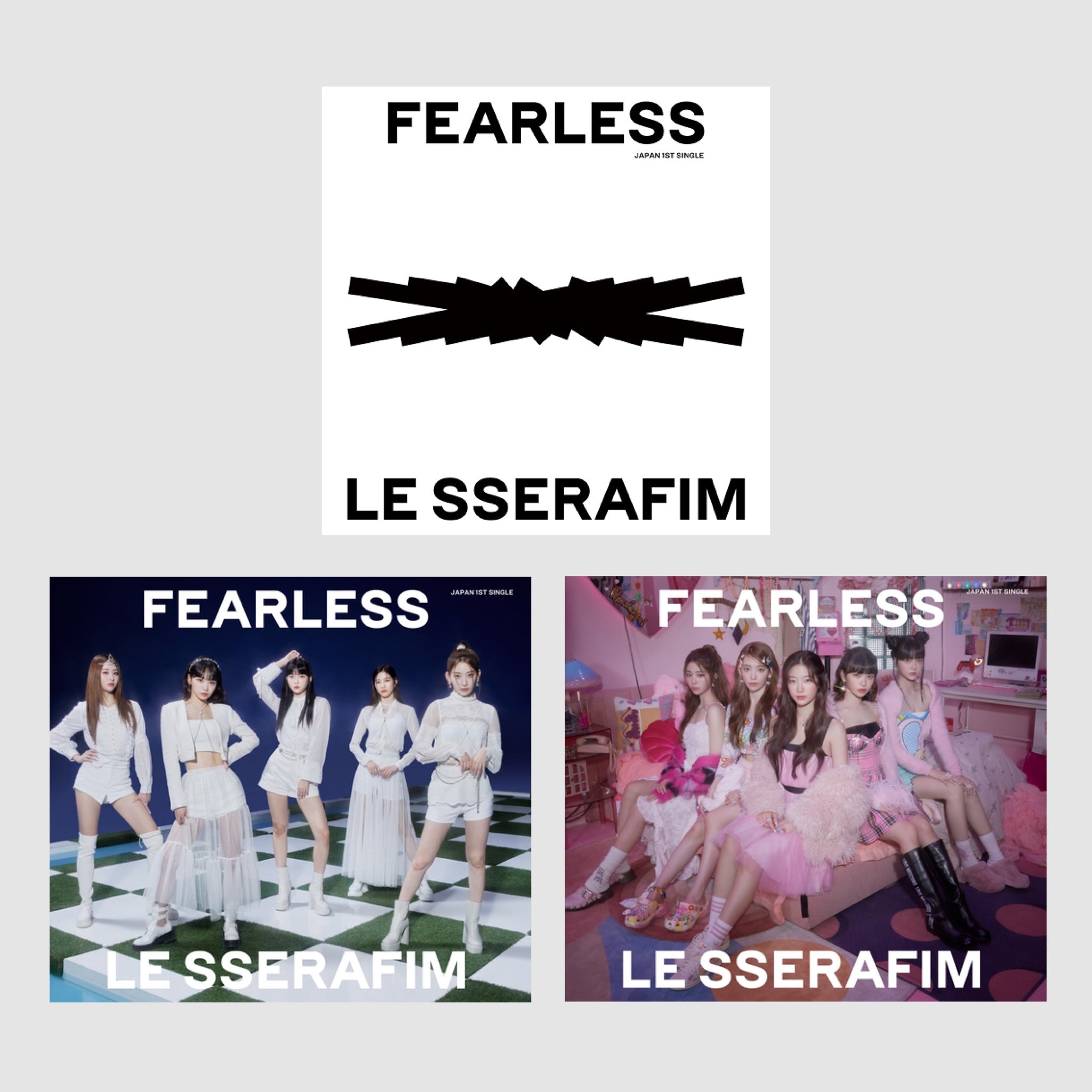 JP] LE SSERAFIM - JAPAN 1ST SINGLE FEARLESS ✓ – KSPACE