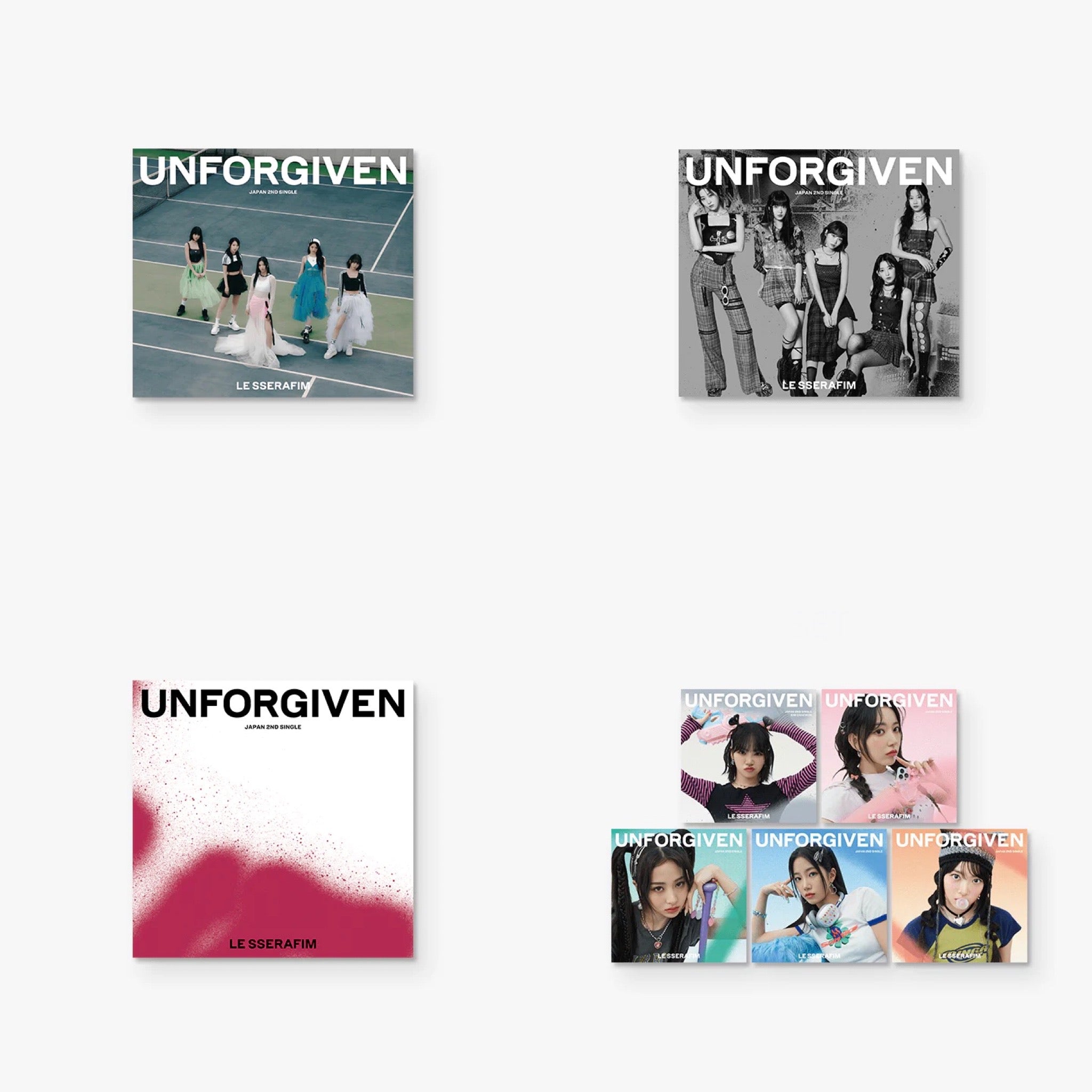 JP] LE SSERAFIM - JAPAN 2ND SINGLE ALBUM UNFORGIVEN ✓ – KSPACE