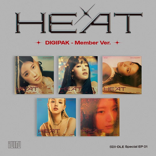 (G)I-DLE - HEAT (DIGIPACK - MEMBER VER.) ✅