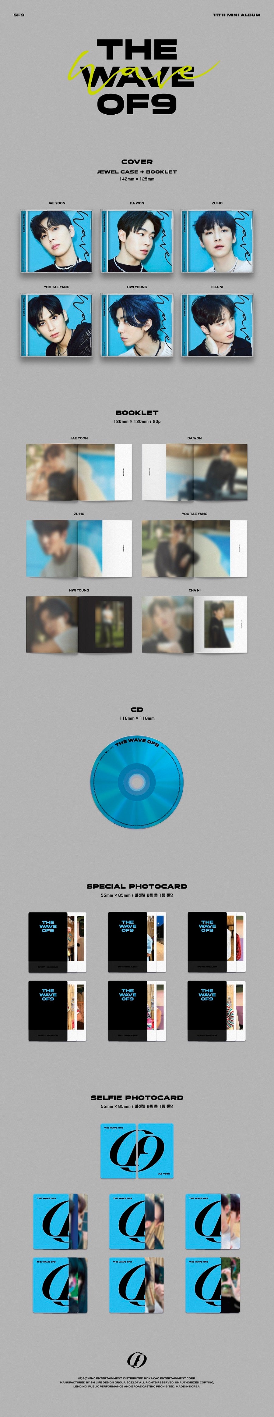 SF9 - THE WAVE OF9 (JEWEL CASE VER.)
