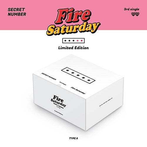 SECRET NUMBER - 3RD SINGLE FIRE SATURDAY (LIMITED EDITION, TYPE A)