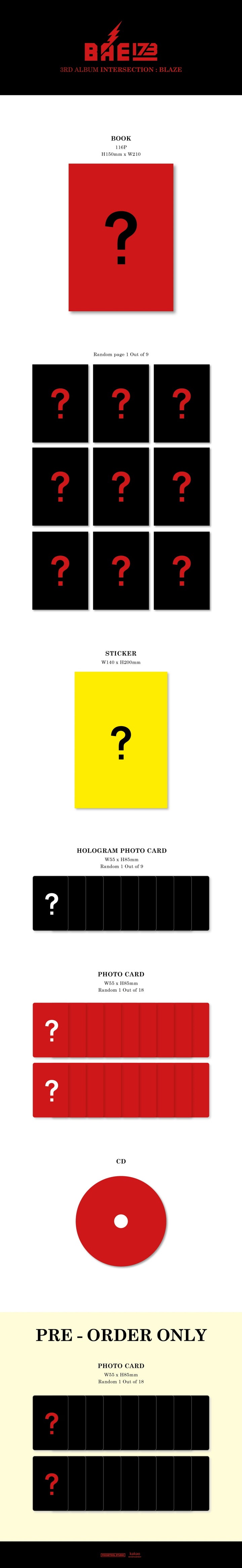 BAE173 - INTERSECTION BLAZE 3RD MINI ALBUM