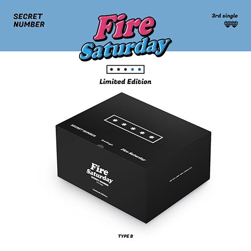 SECRET NUMBER - 3RD SINGLE FIRE SATURDAY (LIMITED EDITION, TYPE B)