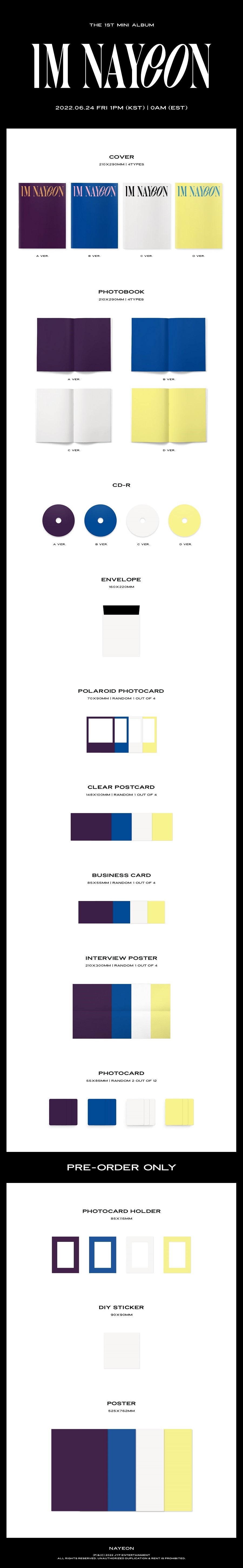 NAYEON - 1ST MINI ALBUM IM NAYEON ✅