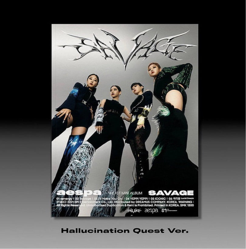 K-POP・アジア aespa 1st mini album SAVAGE (P.O.S ver.) AESPA - 1ST MINI ALBUM SAVAGE (HALLUCINATION QUEST VER.) ✓ – KSPACE