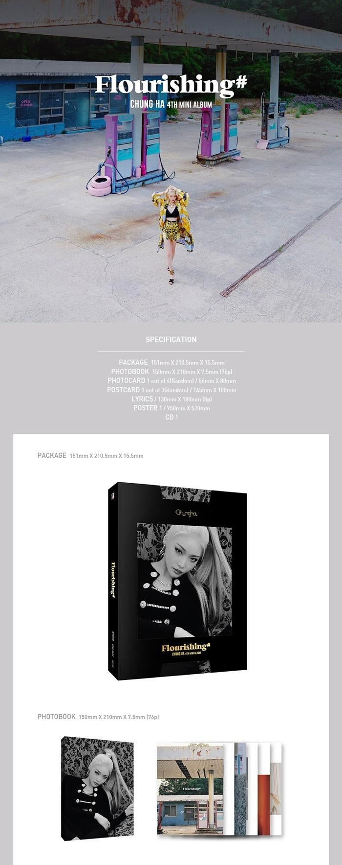 CHUNG HA - 4TH MINI ALBUM FLOURISHING ✅