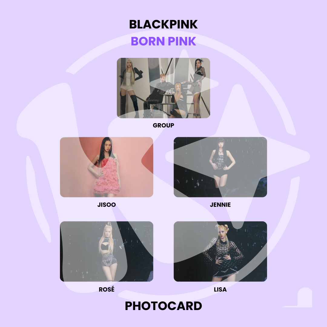 BLACKPINK - BORN PINK PHOTOCARD ✅