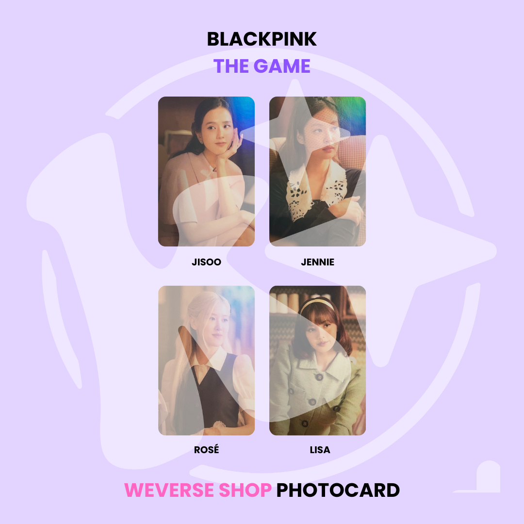 BLACKPINK - THE GAME WEVERSE SHOP PHOTOCARD ✅