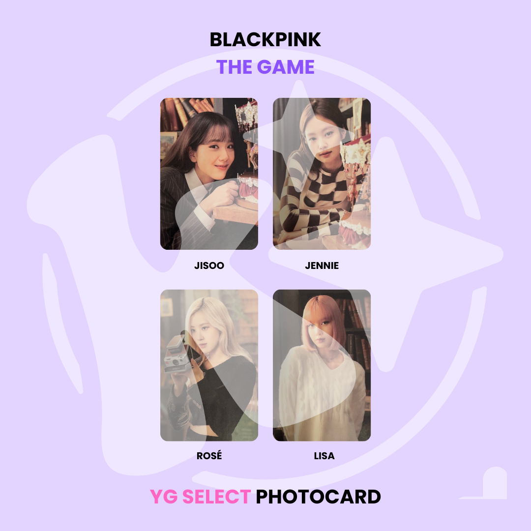 BLACKPINK - THE GAME YG SELECT PHOTOCARD ✅