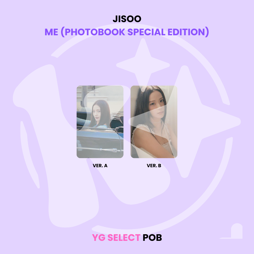 JISOO - ME (PHOTOBOOK SPECIAL EDITION) YG SELECT POB ✅