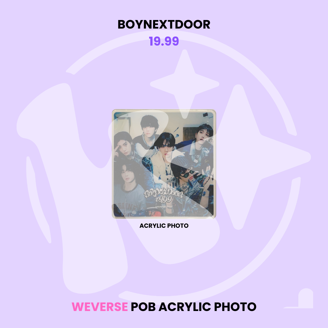 BOYNEXTDOOR - 19.99 WEVERSE POB ACRYLIC PHOTO ✅