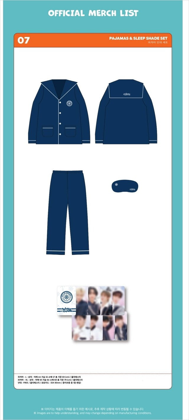 ATEEZ - ANITEEZ PAJAMAS &amp; SLEEP SHADE SET ✅ 