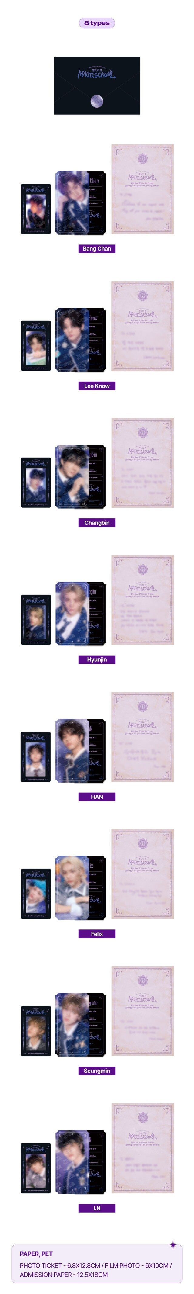 STRAY KIDS - SKZ'S MAGIC SCHOOL ADMISSION SET ✅ 