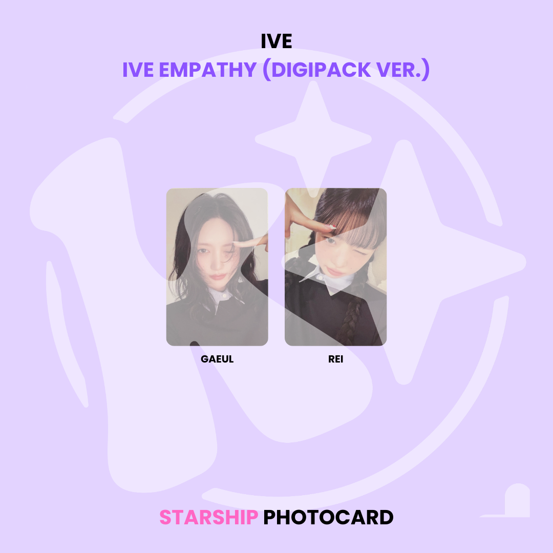 IVE - IVE EMPATHY (DIGIPACK VER.) STARSHIP PHOTOCARD ✅