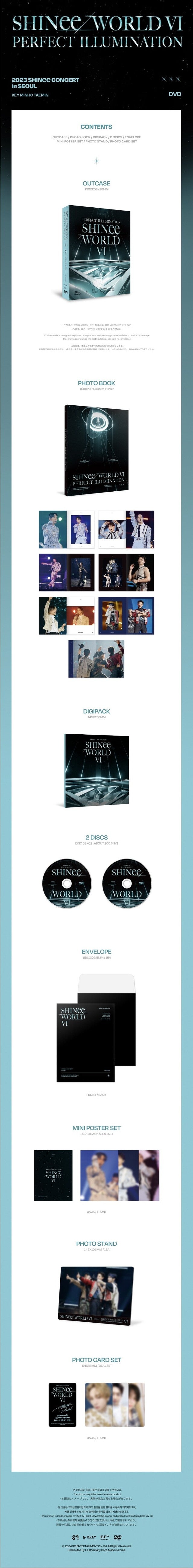 SHINEE - WORLD VI [PERFECT ILLUMINATION IN SEOUL (DVD) ✅ 