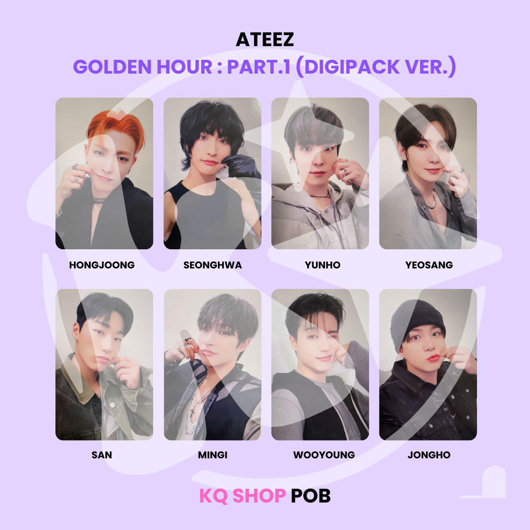 ATEEZ - GOLDEN HOUR : PART.1 (DIGIPACK VER.) KQ SHOP POB ✅