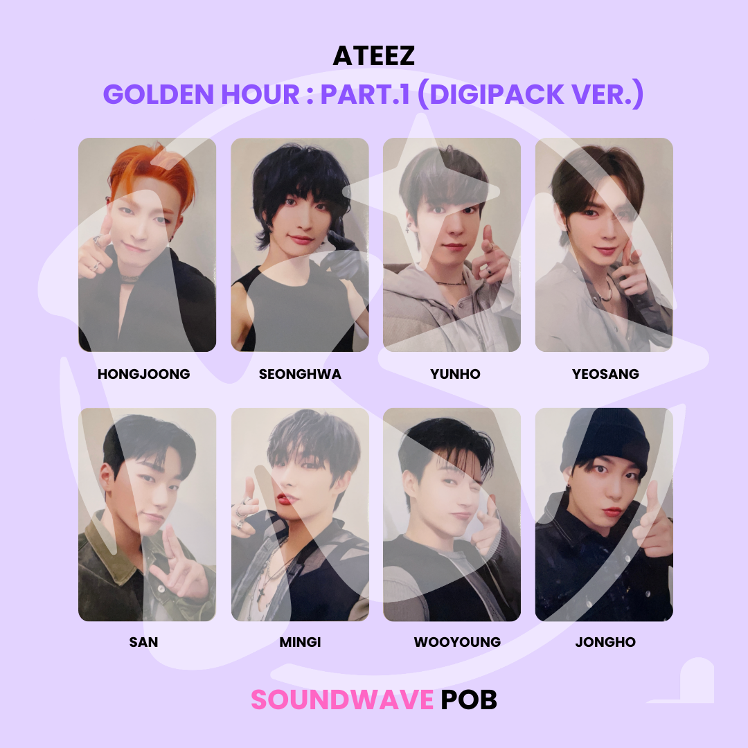 ATEEZ - GOLDEN HOUR : PART.1 (DIGIPACK VER.) SOUNDWAVE POB ✅