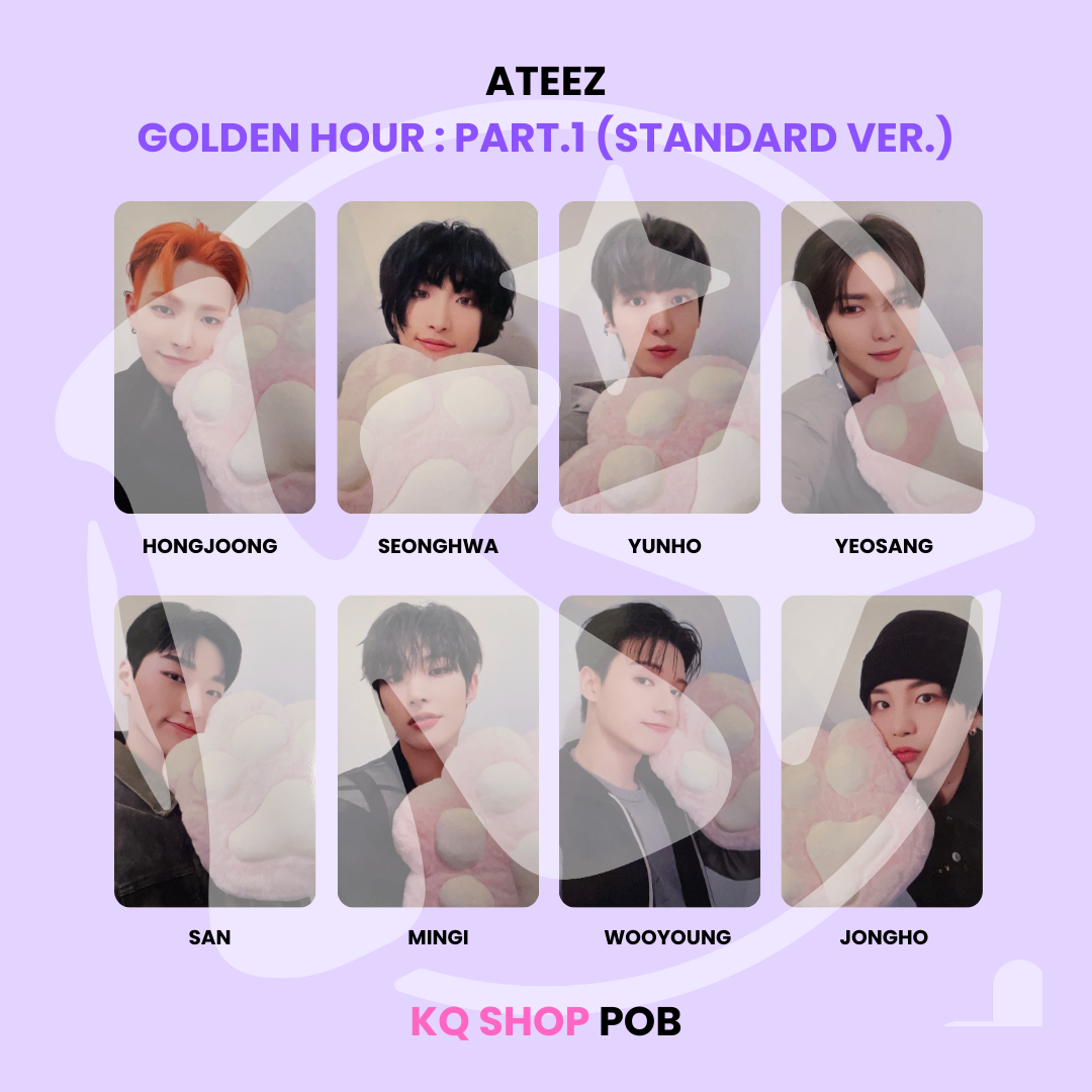ATEEZ - GOLDEN HOUR : PART.1 (STANDARD VER.) KQ SHOP POB ✅