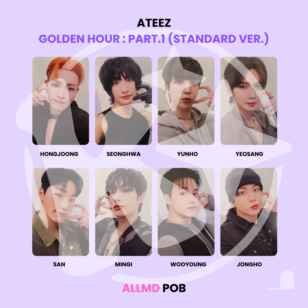 ATEEZ - GOLDEN HOUR : PART.1 (STANDARD VER.) ALLMD POB ✅