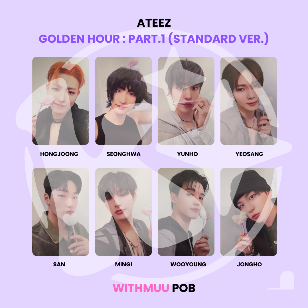 ATEEZ - GOLDEN HOUR : PART.1 (STANDARD VER.) WITHMUU POB ✅
