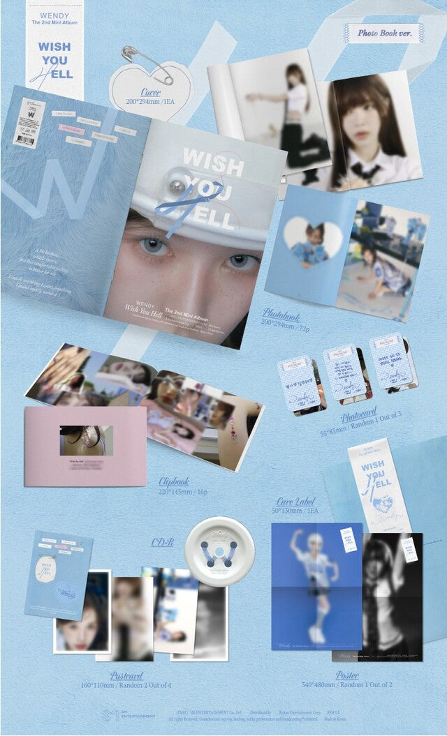 WENDY - WISH YOU HELL (PHOTOBOOK VER.) ✅