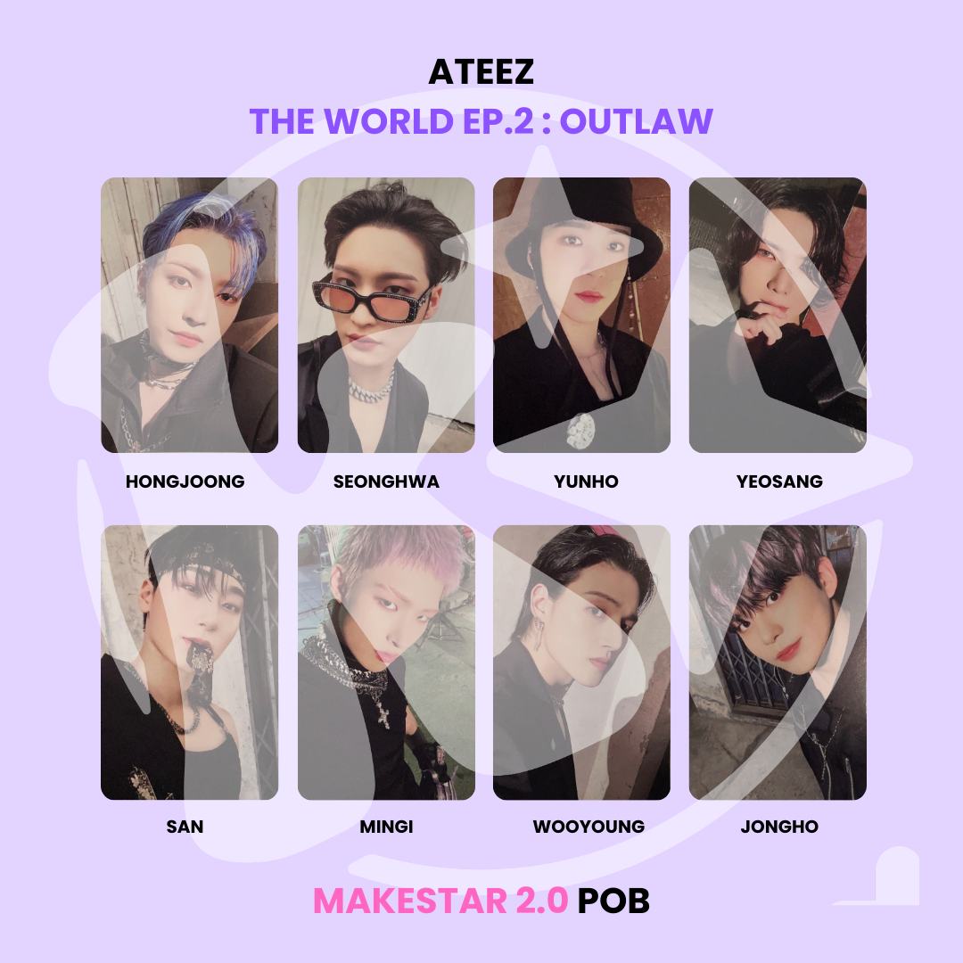 ATEEZ - THE WORLD EP.2 : OUTLAW MAKESTAR 2.0 POB ✅