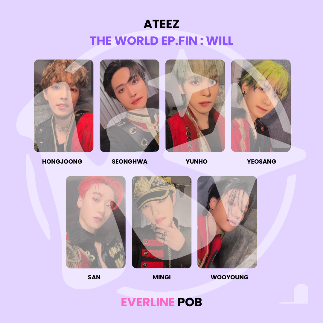 ATEEZ - THE WORLD EP.FIN : WILL EVERLINE POB ✅