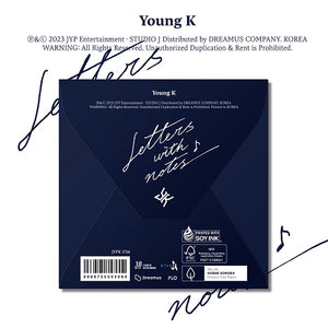 YOUNG K (DAY6) - LETTERS WITH NOTES (DIGIPACK VER.) ✅