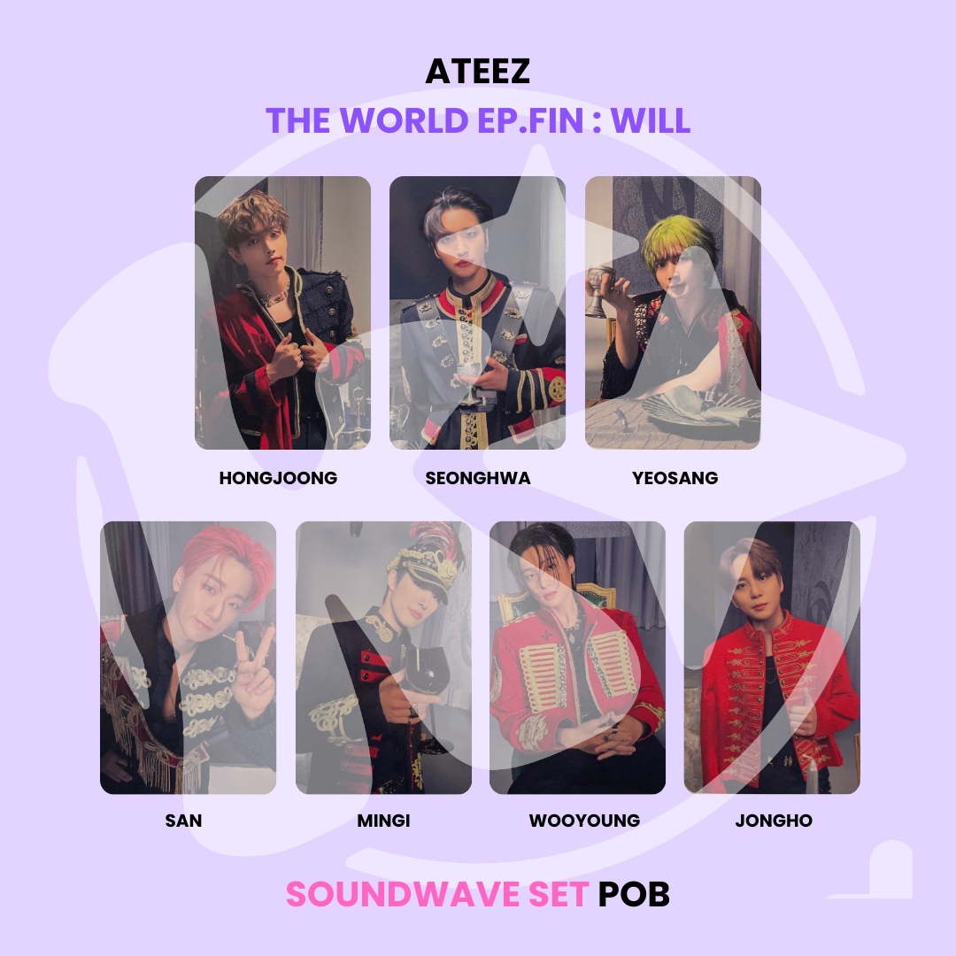 ATEEZ - THE WORLD EP.FIN : WILL SOUNDWAVE SET POB ✅