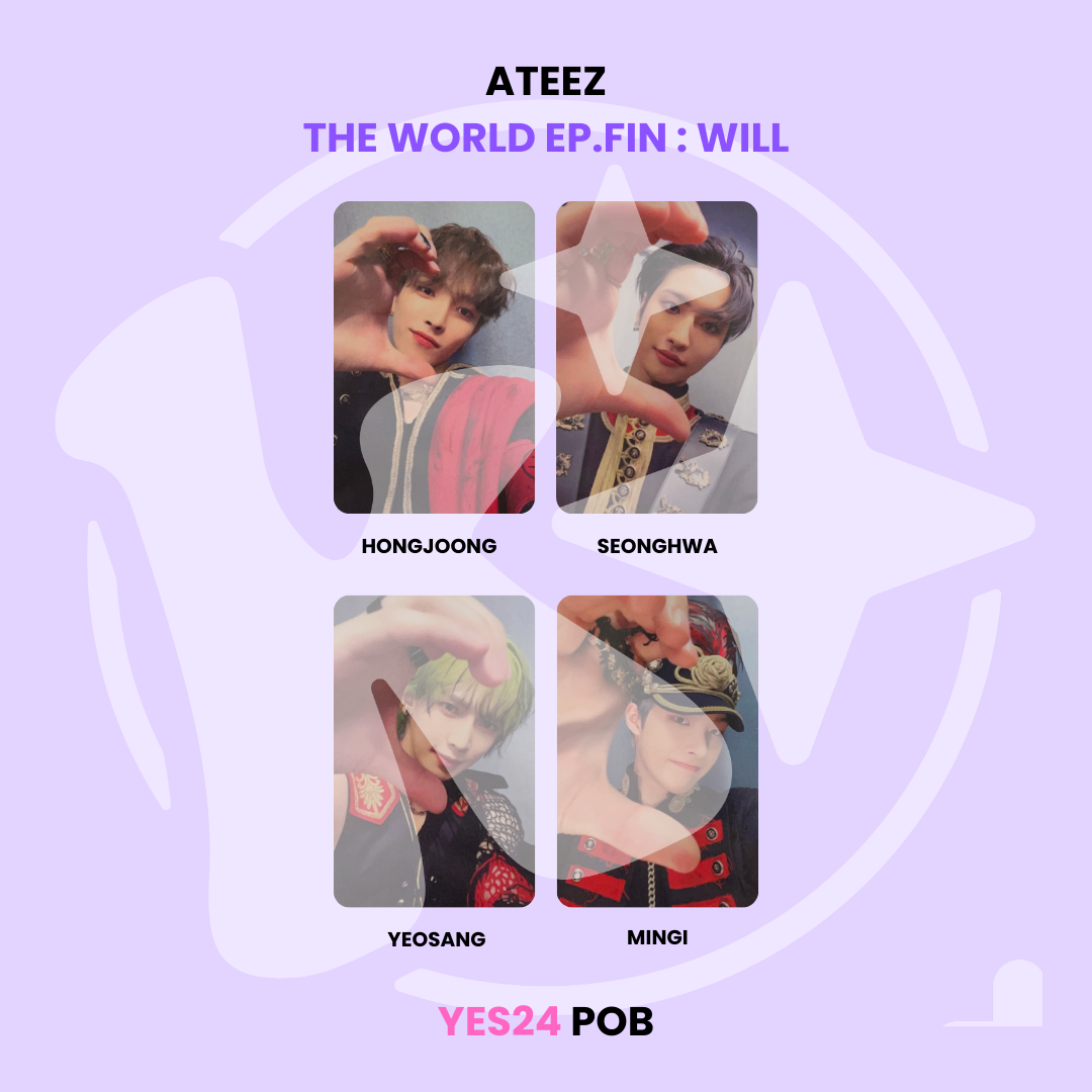 ATEEZ - THE WORLD EP.FIN : WILL YES24 POB ✅